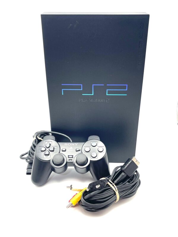 527932 5 CONSOLA PLAYSTATION 2 FAT + MANDO + CABLE