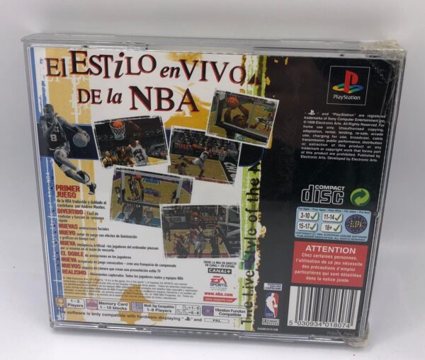 528523 4 VIDEOJUEGO PS1 NBA LIVE 99