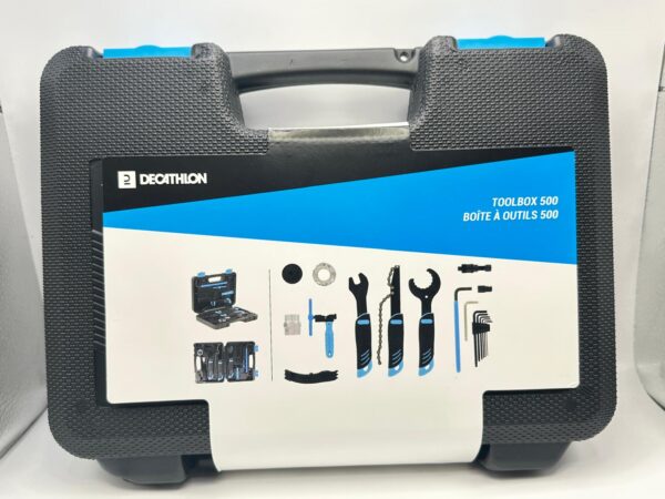 528684 1 CAJA HERRAMIENTAS PARA BICICLETA DECATHLON TOOLBOX 500 A ESTRENAR