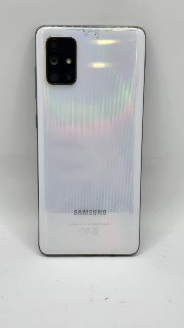 529512 2 MOVIL SAMSUNG A71 BLANCO 128GB 6GB + FUNDA