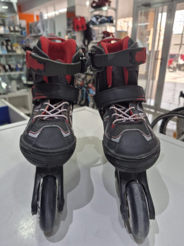 529812 4 PATINES EN LINEA OXELO TALLA 29-32 NEGROS