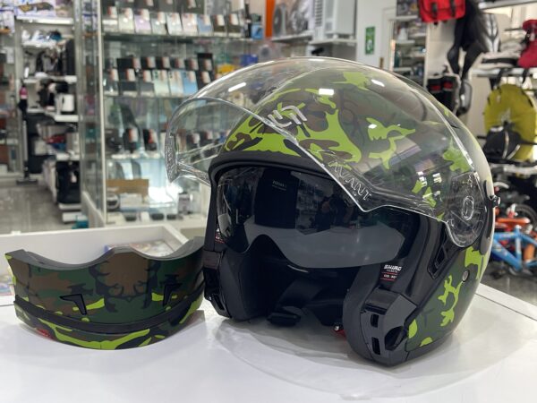 IMG 1268SAMU280225 41 scaled CASCO DE MOTO MODULAR SHIRO SH-414 MILITAR