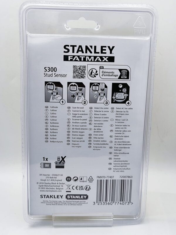 Imagen de WhatsApp 2025 02 18 a las 18.47.49 741e61d1 DETECTOR DE ESTRUCTURAS STANLEY FATMAX S300 *A ESTRENAR*