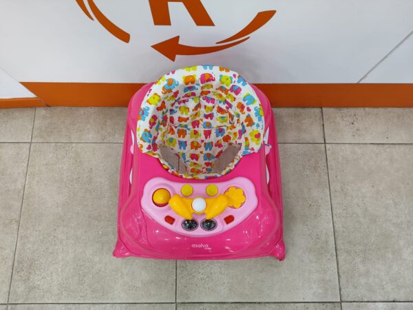 Imagen de WhatsApp 2025 02 19 a las 13.25.49 1e060d26 ANDADOR DE BEBES PLEGABLE ASALVO BABY ELEFANTES ROSA *CON LUCES Y SONIDOS*