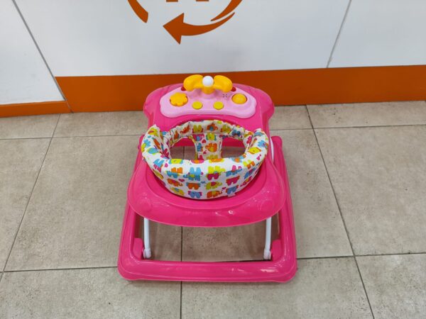 Imagen de WhatsApp 2025 02 19 a las 13.25.49 3196a099 ANDADOR DE BEBES PLEGABLE ASALVO BABY ELEFANTES ROSA *CON LUCES Y SONIDOS*