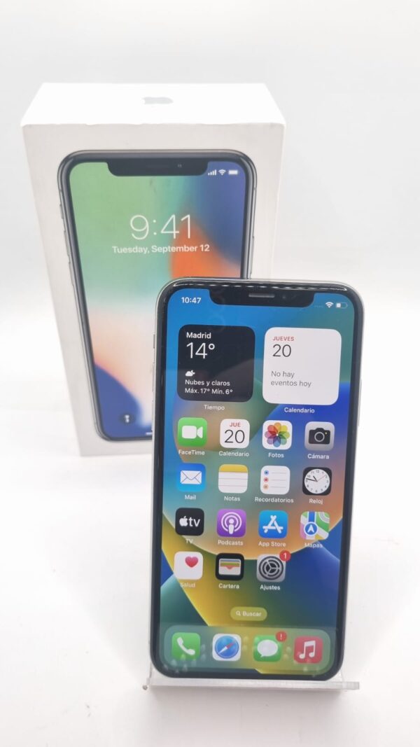 08 U527977 3 MOVIL IPHONE X 64GB +CAJA