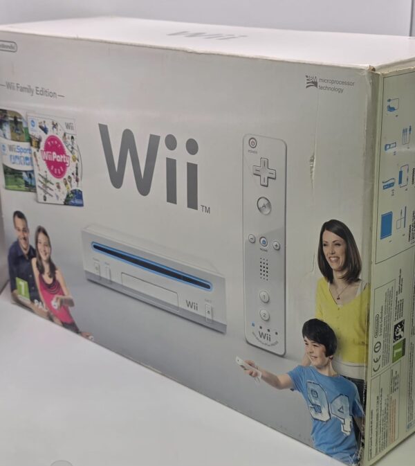 12 U3853495 1 CONSOLA NINTENDO WII + CAJA, CABLES, NO INCLUYE MANDOS