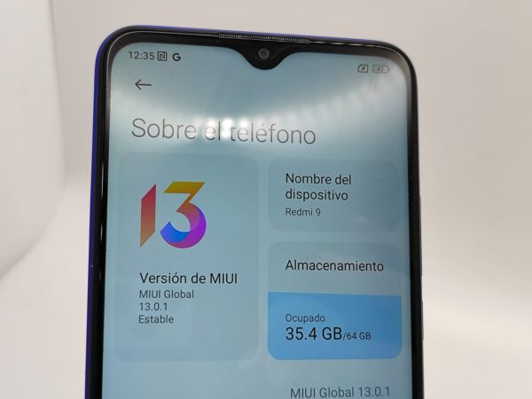 13209 1 MÓVIL REDMI 9 64GB/4GB PURPURA