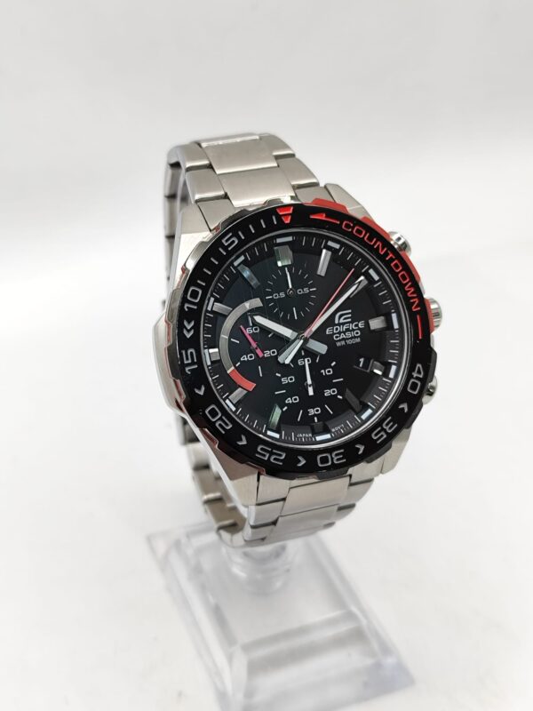 13653 1 RELOJ CASIO EDIFICE 5579 ROJO NEGRO