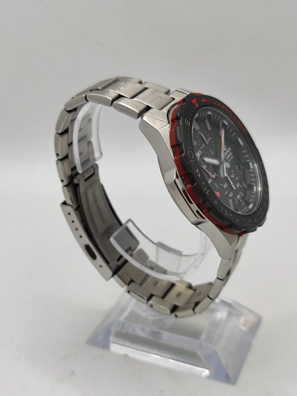 13653 3 RELOJ CASIO EDIFICE 5579 ROJO NEGRO