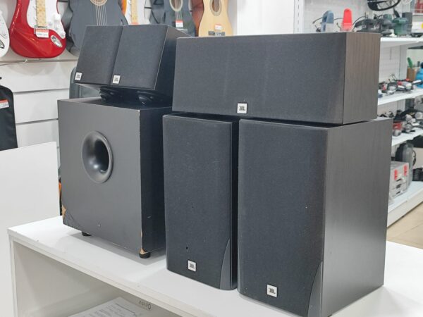 13713 1 CONJUNTO ALTAVOCES JBL TLX 300 + SUB 125 *DETALLES ESTETICOS*