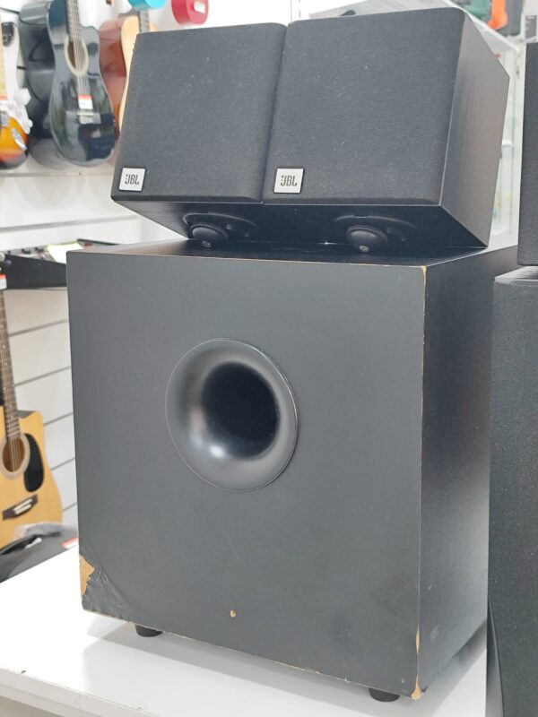 13713 2 CONJUNTO ALTAVOCES JBL TLX 300 + SUB 125 *DETALLES ESTETICOS*