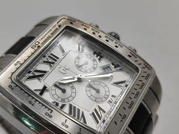 13734 1 RELOJ GUESS COLECCION GC41003GA CAJA BLANCA CORREA METALICA + CAJA