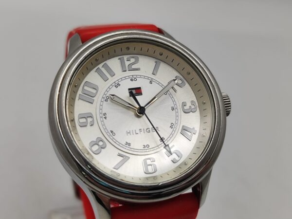 13743 2 RELOJ DE CABALLERO TOMMY HILFIGER THG.198.3.14.1344 ROJO Y BLANCO