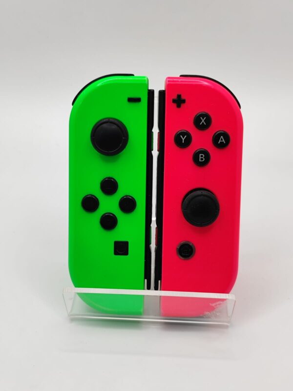 13763 1 JOY-CON PARA NINTENDO SWITCH ORIGINALES VERDE-ROSA NEON