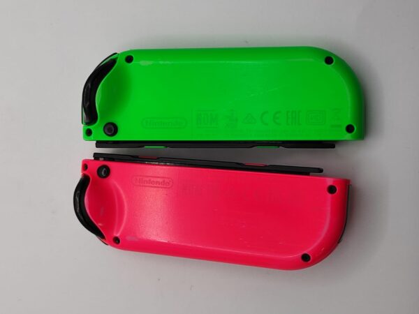 13763 5 JOY-CON PARA NINTENDO SWITCH ORIGINALES VERDE-ROSA NEON