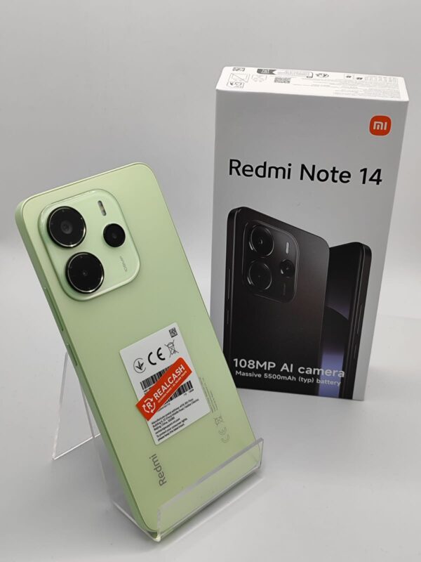 13836 2 MOVIL REDMI NOTE 14 128GB/6GB VERDE LIMA