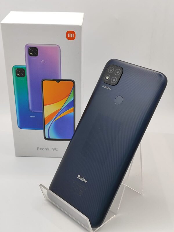 13888 1 MOVIL REDMI 9C 128GB 4GB RAM NEGRO + CAJA + ACC