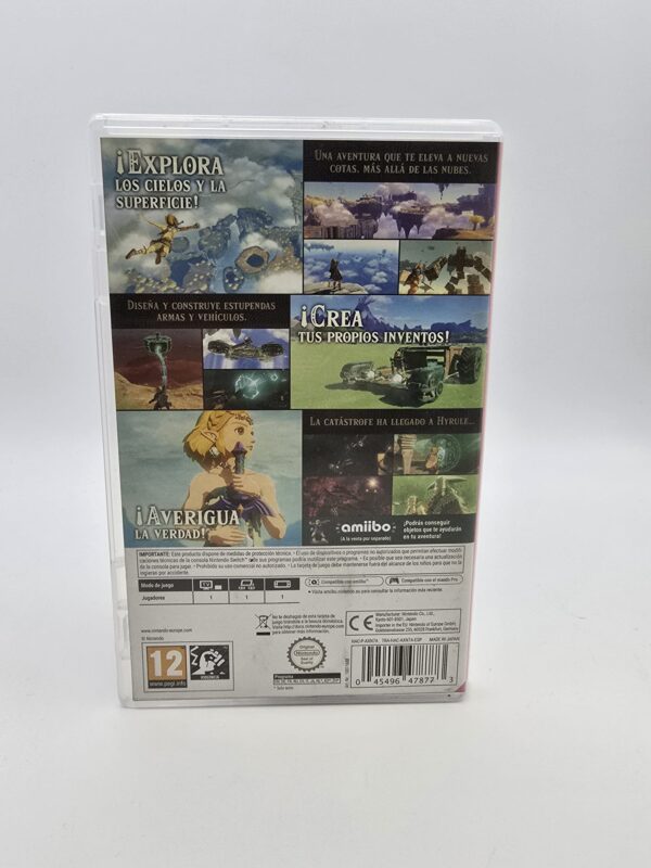 15u522032 2 VIDEOJUEGO NINTENDO SWITCH ZELDA TEARS OF THE KINGDOM