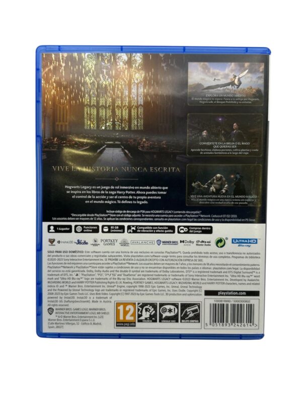 518830 3 JUEGO SONY PS5 HOWARTS LEGAZY