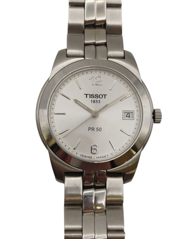 522923 5 RELOJ CUARZO TISSOT PR50 CRISTAL ZAFIRO