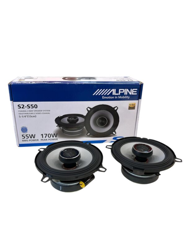 525354 2 ALTAVOCES COCHE ALPINE S2-S50 + CAJA * A ESTRENAR*