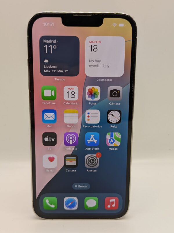 525382 6 IPHONE 13 PRO 128GB SALUD BATERIA 88% BLANCO