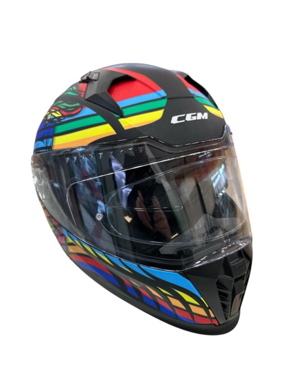 529349 2 CASCO MOTO CGM INTEGRAL 311X BLAST SKULL TALLA M + FUNDA