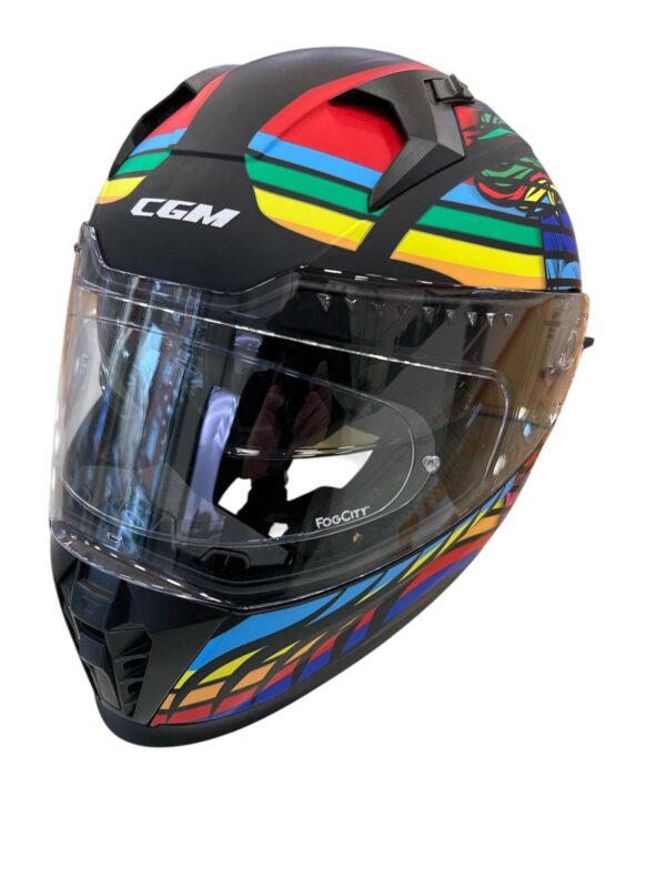 529349 3 CASCO MOTO CGM INTEGRAL 311X BLAST SKULL TALLA M + FUNDA