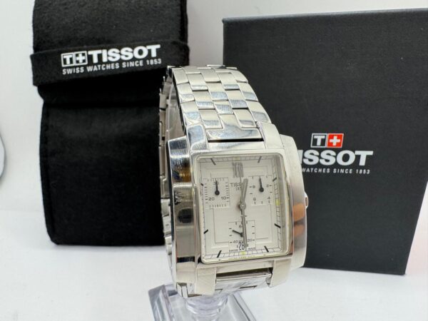 529996 5 RELOJ TISSOT CHRONO 1853 ESFERA BLANCA + ESLABONES + CAJA