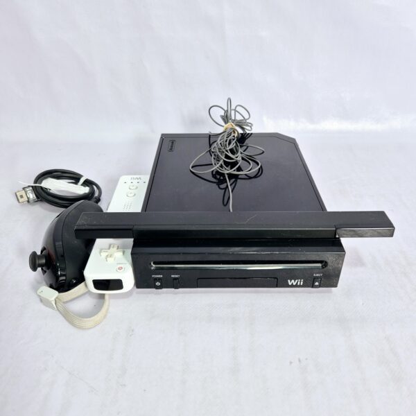 530128 3 scaled CONSOLA NINTENDO WII NEGRA + MANDO + NUNCHUK + CABLES