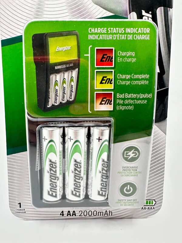 530428 3 PILAS RECARGABLES ENERGIZER 4 AA 2000 MAH A ESTRENAR