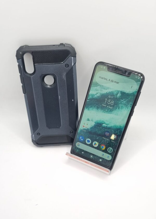 530611 6 MOVIL MOTOROLA ONE NEGRO 64GB/4GB + FUNDA