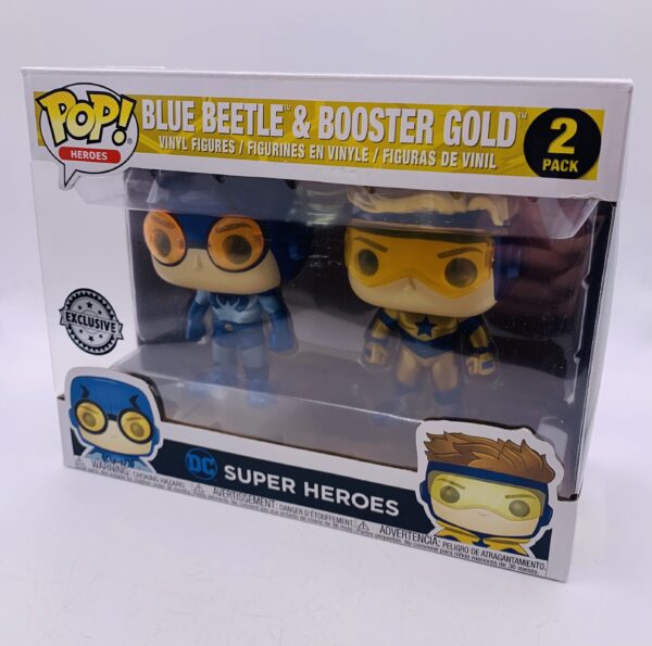 531158 scaled FUNKO POP SUPER HEROES DC BLUE BEETLE & BOOSTER GOLD