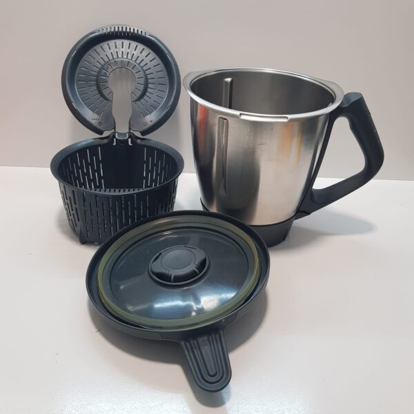 531392 5 VASO THERMOMIX TM6 COMPLETO, CON CUCHILLAS, TALA, CESTILLO