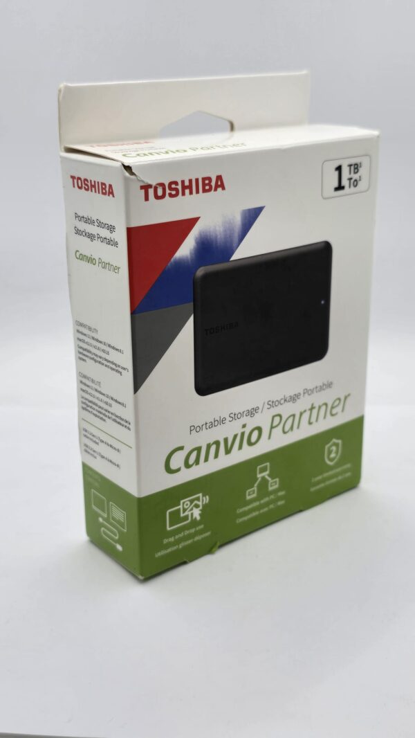 531407 3 DISCO DURO PORTATIL TOSHIBA 1TB + CAJA * A ESTRENAR*