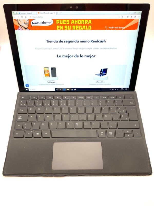 531875 5 PORTATIL MICROSOFT SURFACE PRO 4 12" CORE I5 2.4 GHZ - SSD 128 GB - 8GB + CARGADOR + FUNDA