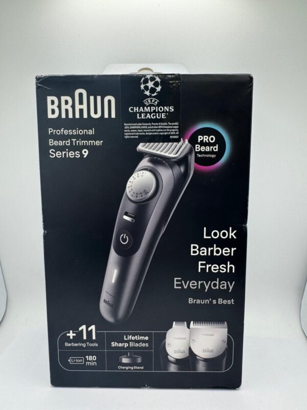 532187 2 RECORTADORA BARBA BRAUN SEREIS 9 "A ESTRENAR"