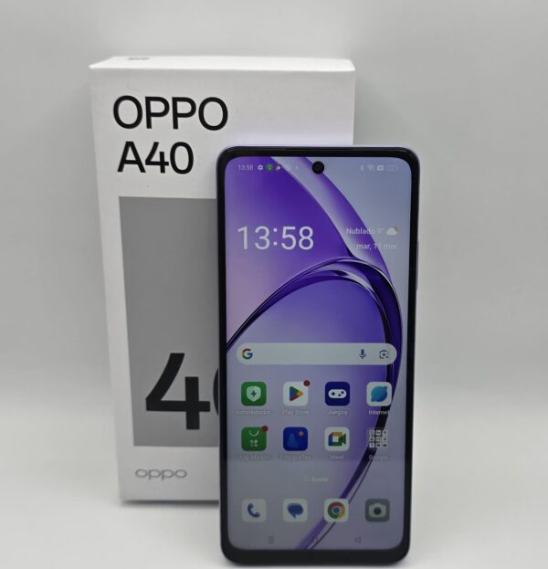 532203 1 MOVIL OPPO A40 4GB/128GB MORADO + CAJA Y CABLE