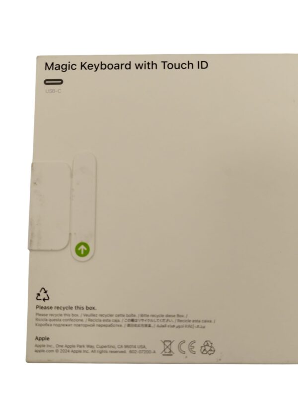 532442 1 TECLADO MAGIC KEYBOARD TOUCH ID BLANCO A3118 QWERTY ESPAÑOL "Ñ" *A ESTRENAR*