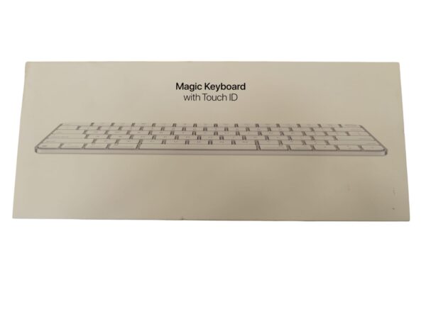 532442 2 TECLADO MAGIC KEYBOARD TOUCH ID BLANCO A3118 QWERTY ESPAÑOL "Ñ" *A ESTRENAR*