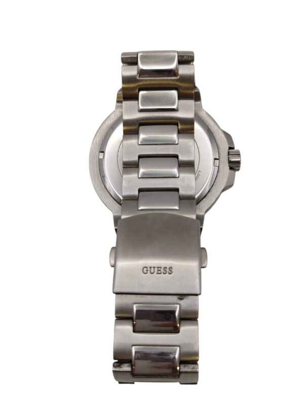 533412 1 RELOJ DE HOMBRE GUESS TRACK GW0426G1 DE ACERO Y CORREA PLATEADA + CAJA