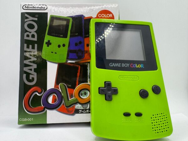 533757 5 CONSOLA GAMEBOY COLOR 001 VERDE + CAJA