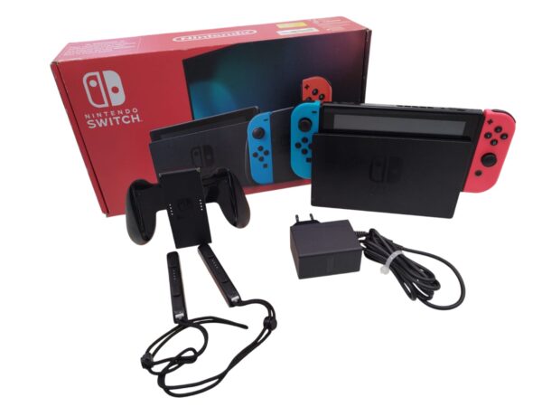 533758 2 CONSOLA NINTENDO SWITCH 001 + ACCESORIOS + CAJA