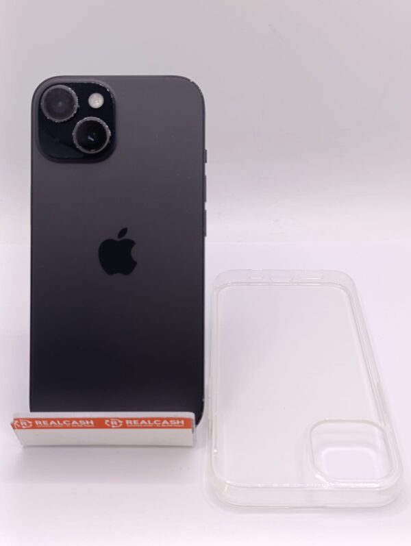 534118 5 MOVIL IPHONE 15 128GB COLOR NEGRO SALUD BATERIA 90% + FUNDA