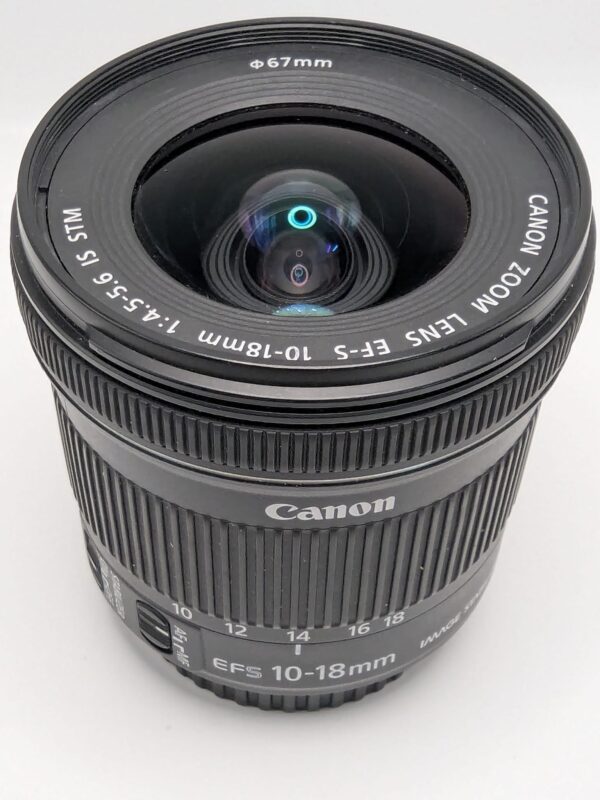 534243 4 OBJETIVO CANON 10-18 MM LENS EF-S