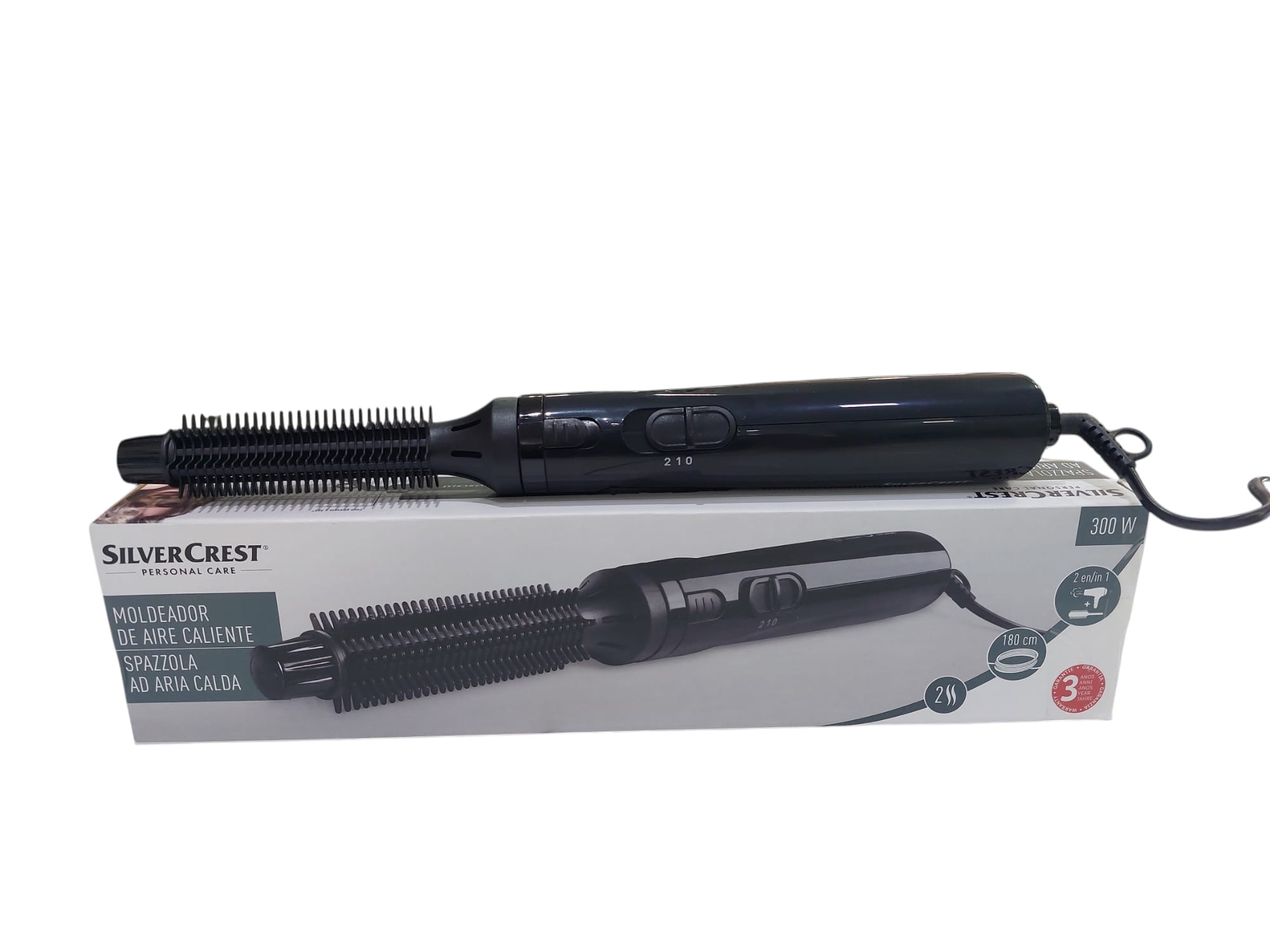 Lidl Moldeador Aire Caliente Cabello Cepillo Moldeador Silvercrest