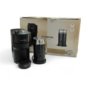 CAFETERA NESPRESSO VERTUO + ESPUMADOR + CAJA