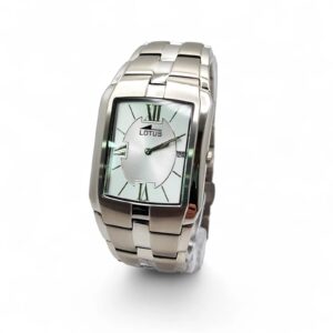 RELOJ LOTUS DE CABALLERO 9931 CORREA ACERO ESFERA BLANCA