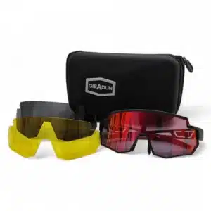 GAFAS DE CICLISMO GIEADUN SPORT CON RECAMBIOS DE CRISTALES  + FUNDA